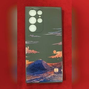 Graphic Train Sunset S22 Ultra Phone Case